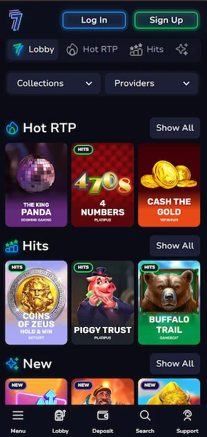 7bit - Casino ohne KYC 2026